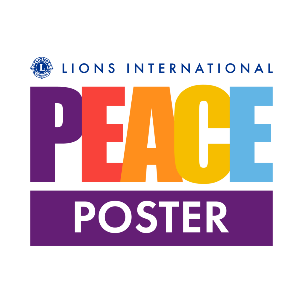 Lions International Peace Poster logo